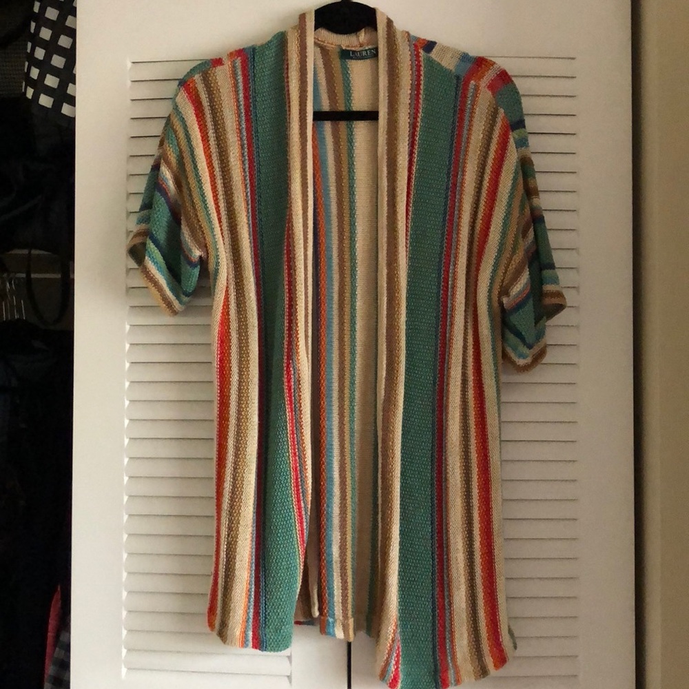 Ralph Lauren Multi Colored Cardigan